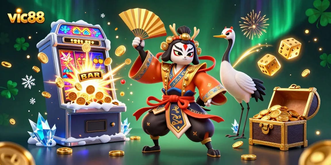 Experience exciting gameplay at vic88 with vibrant 3D characters and dynamic casino visuals.