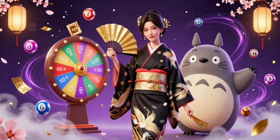 Engage in excitement at Da88 with vibrant themed gambling illustrations showcasing dynamic lottery activities.