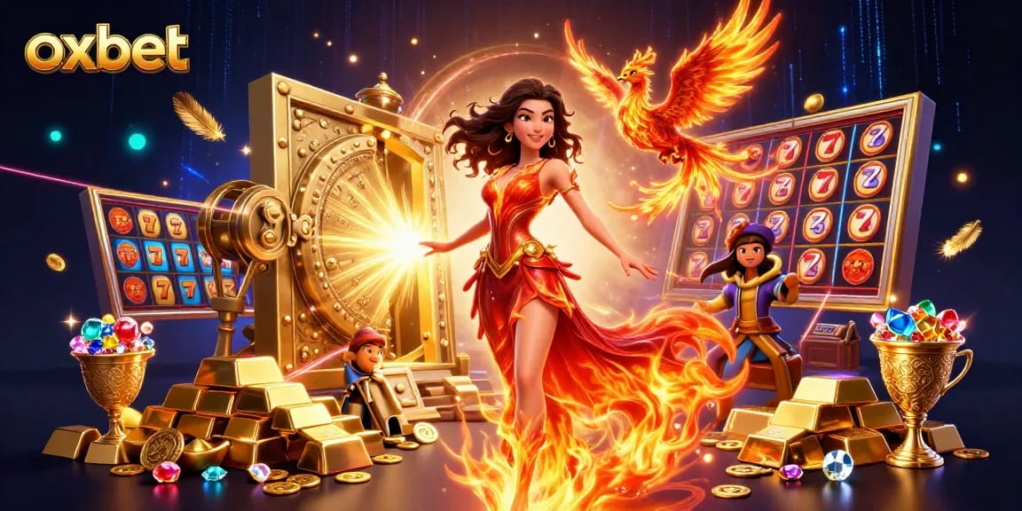 Experience thrilling wins at oxbet with dynamic 3D visuals showcasing captivating gaming elements.
