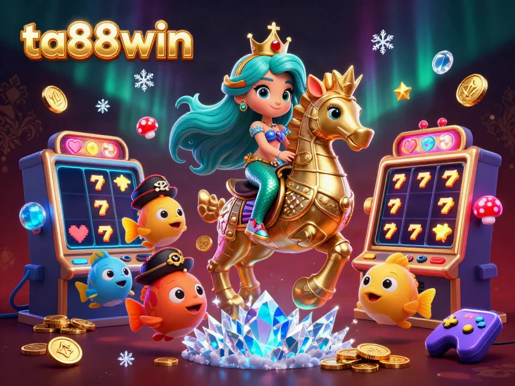 Experience vibrant gaming adventure with ta88win's lively characters and colorful slot elements.