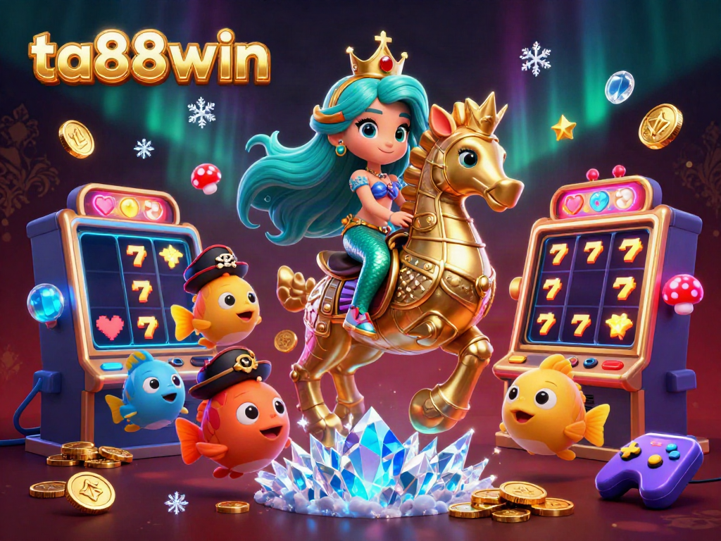 Experience vibrant gaming adventure with ta88win's lively characters and colorful slot elements.