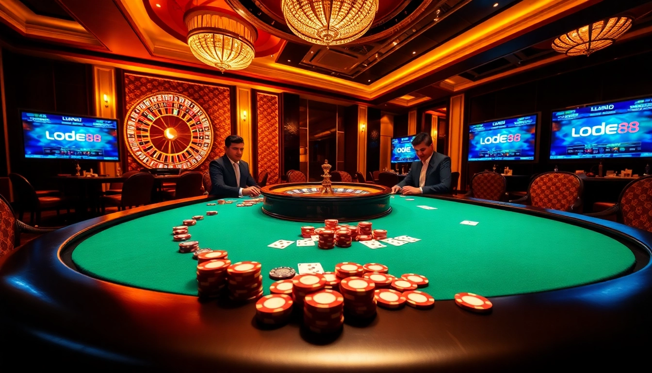 Experience the excitement of poker and online betting at https://lode88.coach/ with a luxurious casino atmosphere.