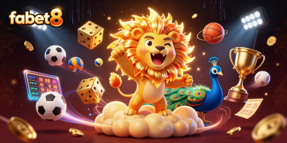 Experience fabet8's exhilarating atmosphere with unique gaming elements and vibrant characters.